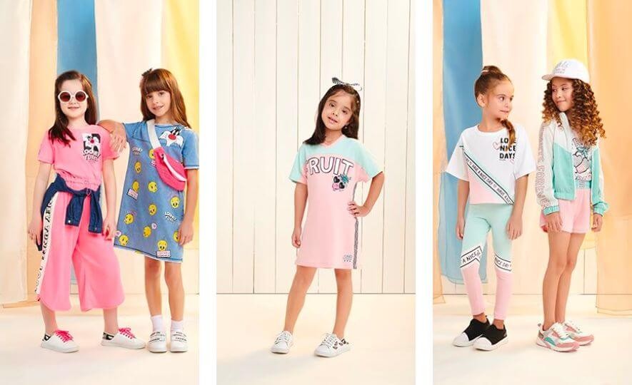 Fashion moda feminina infantil 2018